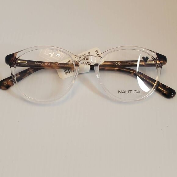 New Nautica Women’s Eyeglasses – NA2050WN 971 Crystal – Size 51-14-140 - Picture 5 of 7